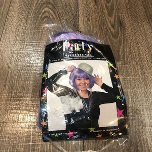 NEW Purple Party Wig Style Bob hair accessories